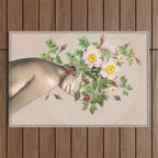 Floral beauty 14 Outdoor Rug Gallery Image 1