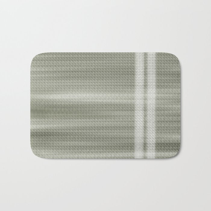 Double lines (Sage) Bath Mat Gallery Image 1