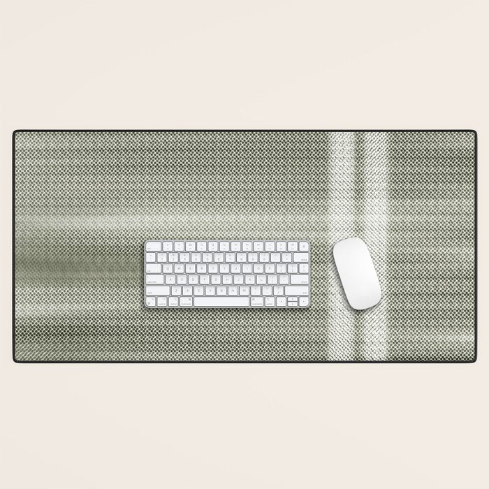 Double lines (Sage) Desk Mat Gallery Image 1