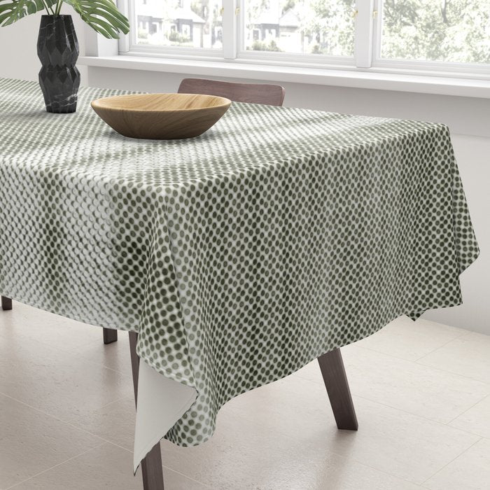 Double lines (Sage) Tablecloth Gallery Image 3