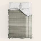 Double lines (Sage) Duvet Cover Gallery Image 6