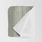 Double lines (Sage) Throw Blanket Gallery Image 3