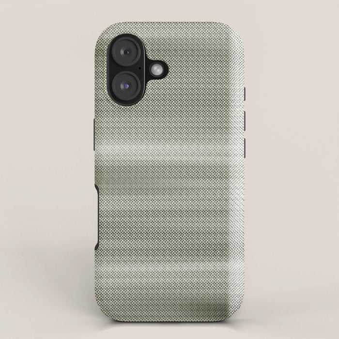 Double lines (Sage) iPhone Case Gallery Image 1