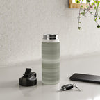 Double lines (Sage) Water Bottle Gallery Image 4