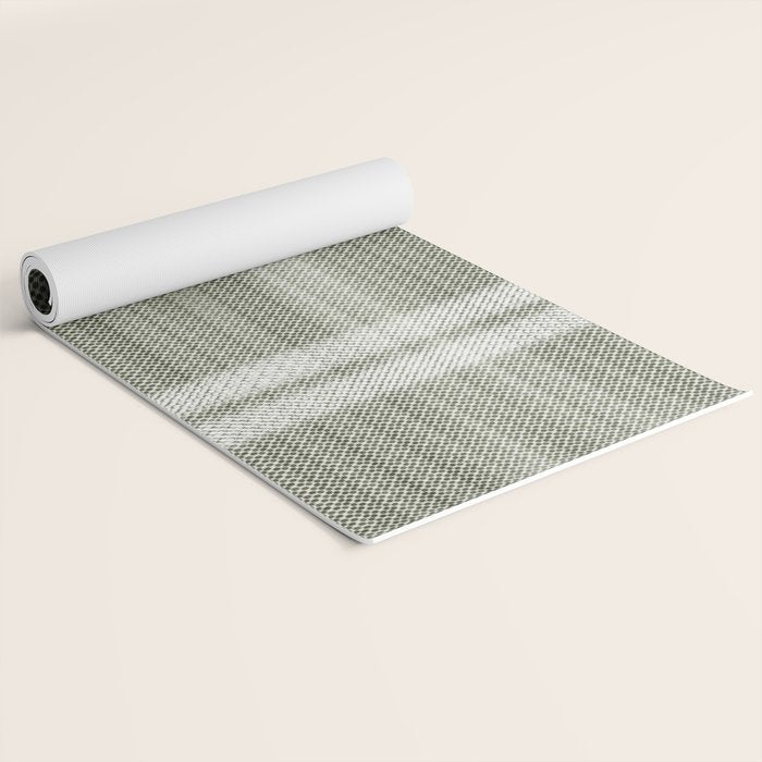 Double lines (Sage) Yoga Mat Gallery Image 2