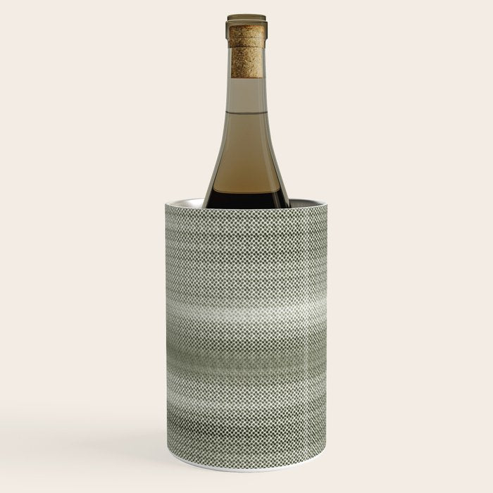 Double lines (Sage) Wine Chiller Gallery Image 2