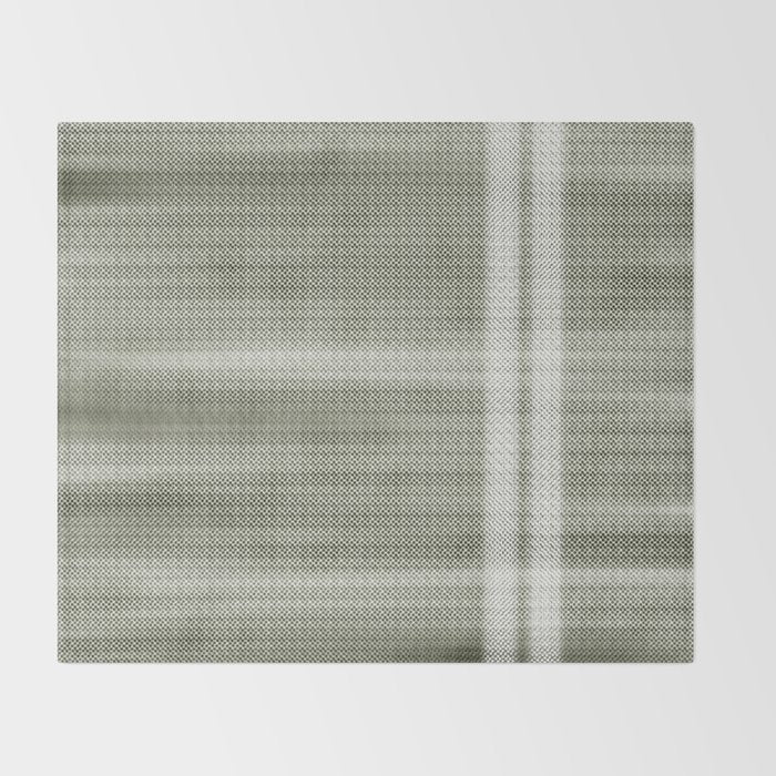 Double lines (Sage) Throw Blanket Gallery Image 2