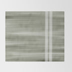 Double lines (Sage) Throw Blanket Gallery Image 2