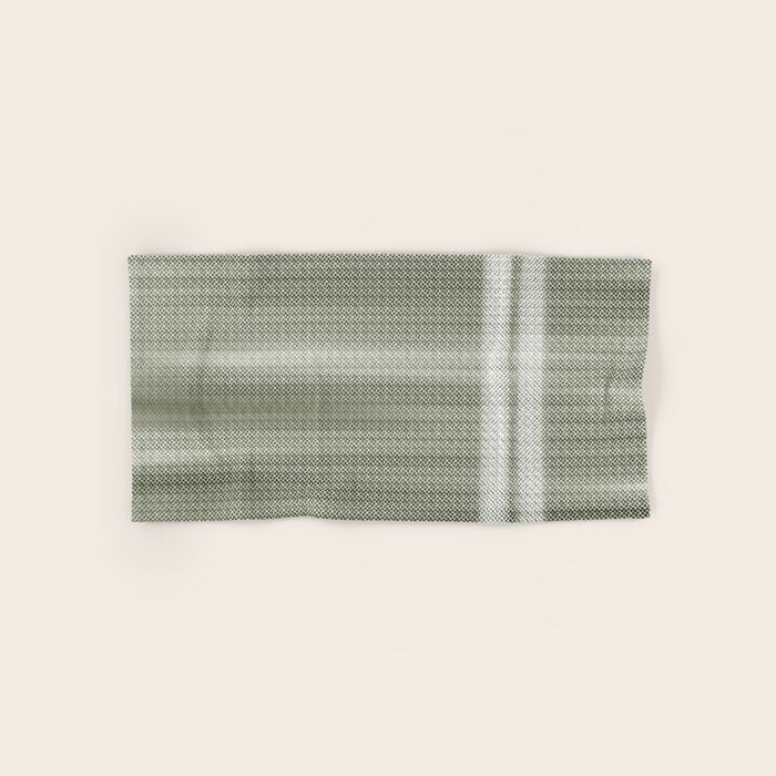 Double lines (Sage) Bath Towel Gallery Image 1