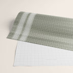 Double lines (Sage) Wrapping Paper Gallery Image 2