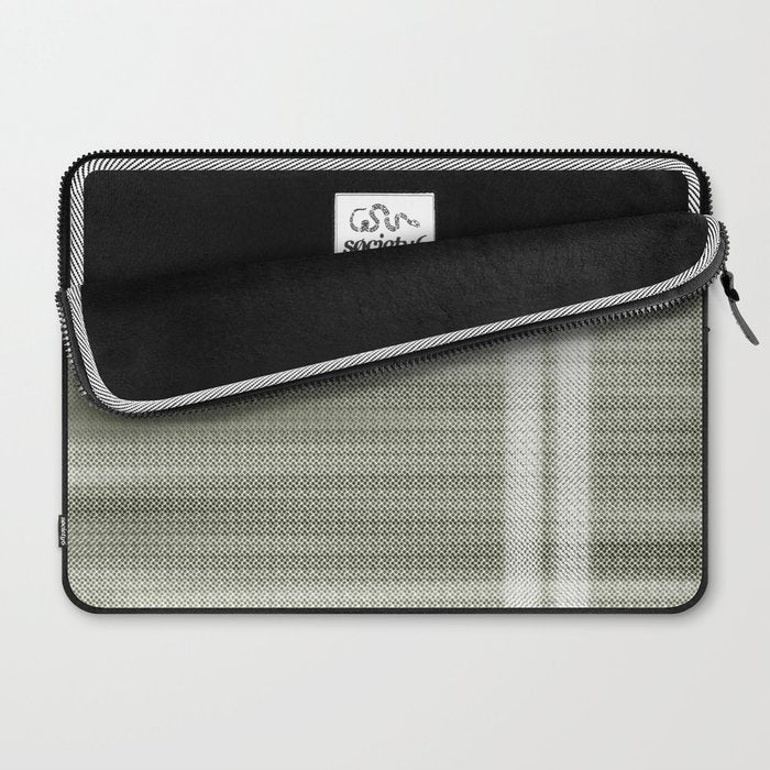 Double lines (Sage) Laptop Sleeve Gallery Image 2