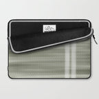 Double lines (Sage) Laptop Sleeve Gallery Image 2