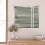 Double lines (Sage) Wall Tapestry Gallery Image 2