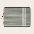 Double lines (Sage) Laptop Sleeve Gallery Image 1