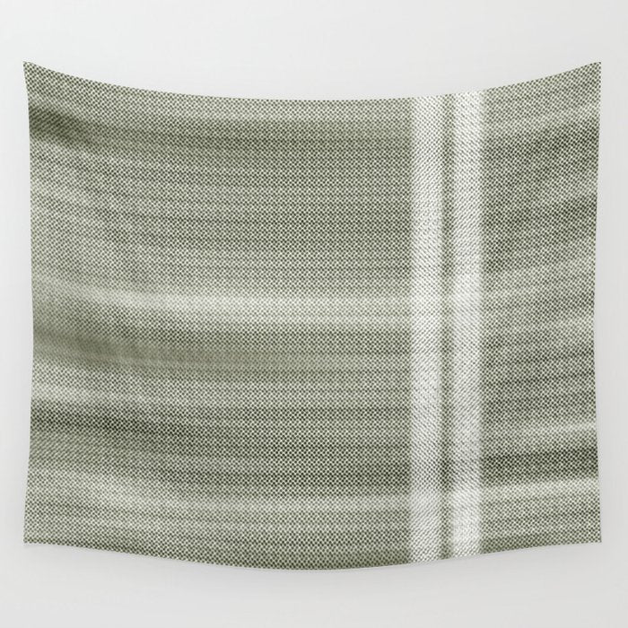 Double lines (Sage) Wall Tapestry Gallery Image 4