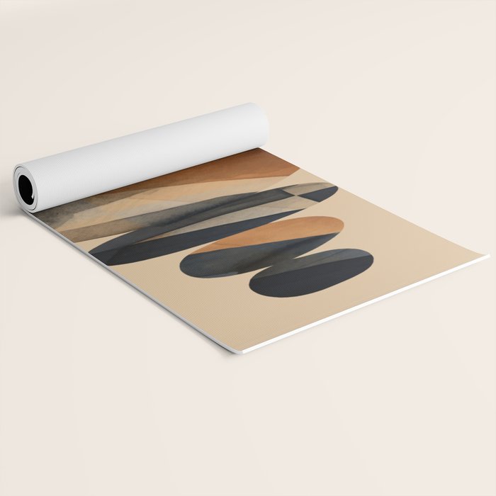 Abstract and Modern Stones Art 1 Yoga Mat Gallery Image 2