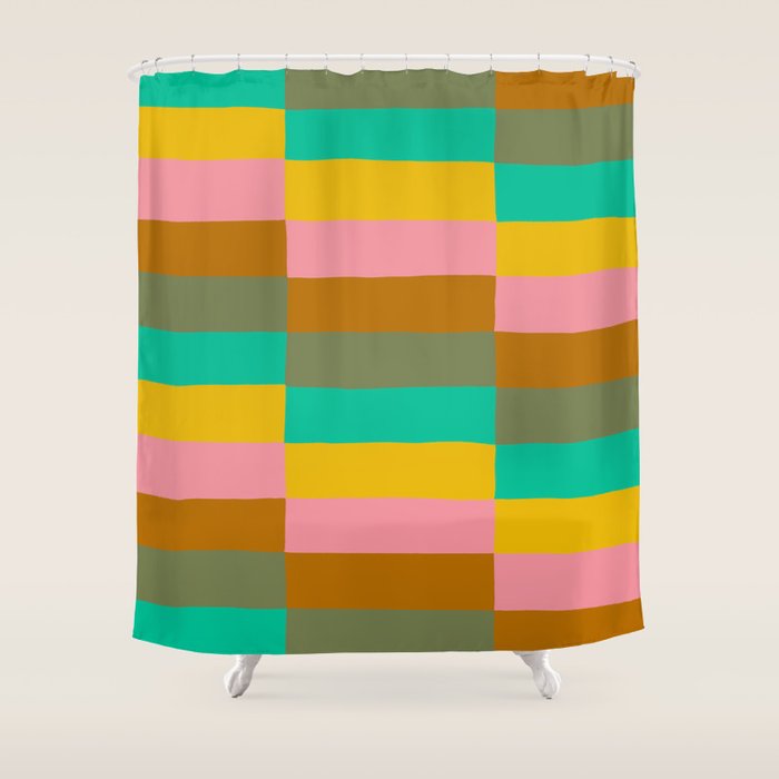 Sunset Sage Shower Curtain Gallery Image 1