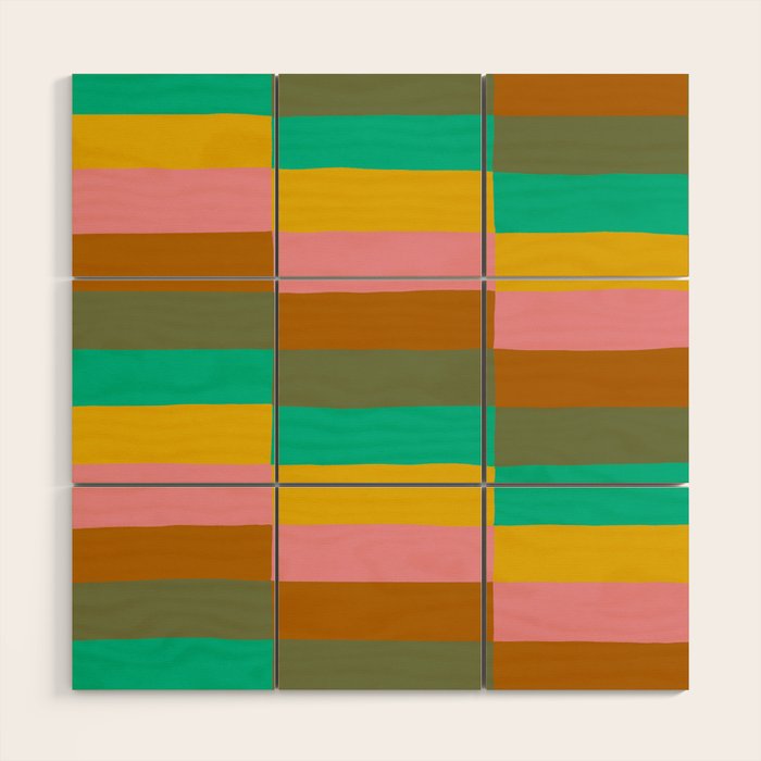 Sunset Sage Wood Wall Art Gallery Image 1