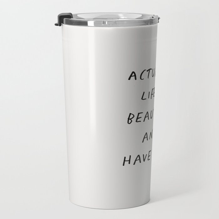 Actually Life is Beautiful and I Have Time Travel Mug Gallery Image 3
