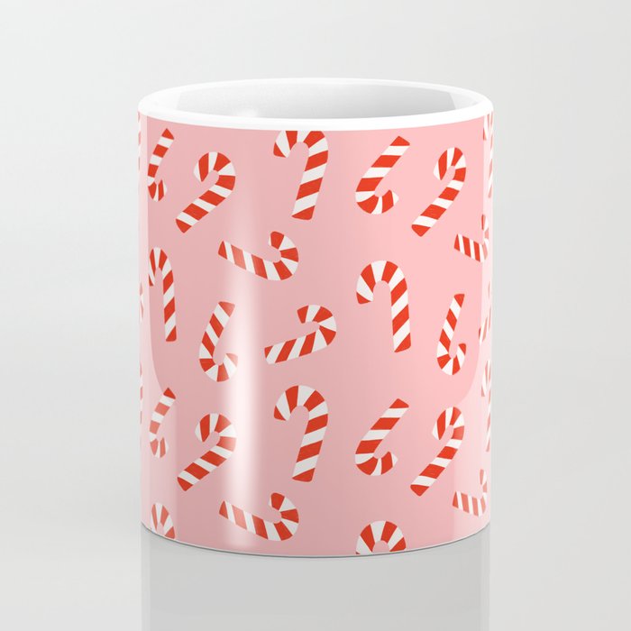 Candy Canes - Pink Coffee Mug Gallery Image 4