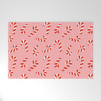 Candy Canes - Pink Welcome Mat Gallery Image 1