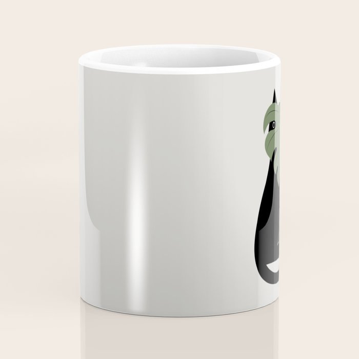 Cat and Plant 14: Monster-a Coffee Mug Gallery Image 4
