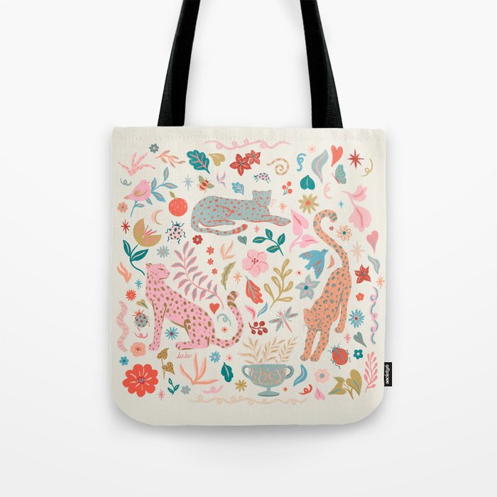 Boho Jungle Tote Bag Gallery Image 1