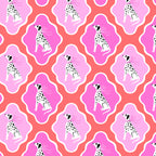 Dalmatians in Pink and Red Coffee Mug Gallery Image 2