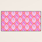 Dalmatians in Pink and Red Desk Mat Gallery Image 3