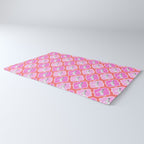 Dalmatians in Pink and Red Rug Gallery Image 3