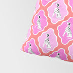 Dalmatians in Pink and Red Pillow Sham Gallery Image 4