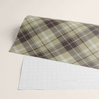 Modern Neutral Plaid Design Wrapping Paper Gallery Image 2