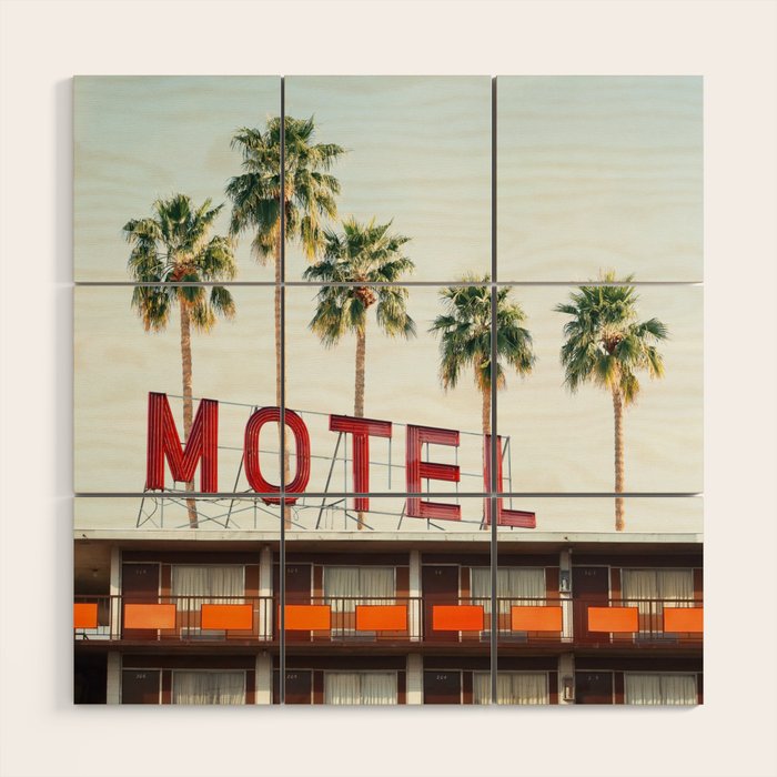 Highway Motel Wood Wall Art Gallery Image 1