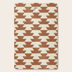 boho geometric aztec in ginger Cutting Board Gallery Image 1