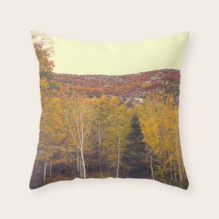 When Autumn Arrived Throw Pillow Gallery Image 1