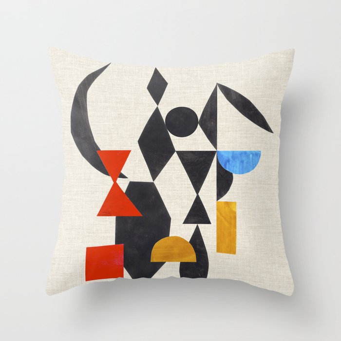 Primary Jewels  Throw Pillow Gallery Image 6