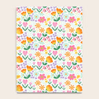 Colorful retro flower folk art pattern Notebook Gallery Image 4