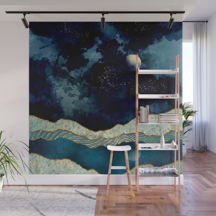 Indigo Sky Wall Mural Gallery Image 1