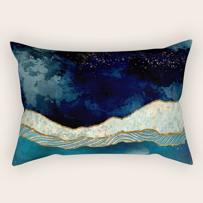 Indigo Sky Rectangular Pillow Gallery Image 2