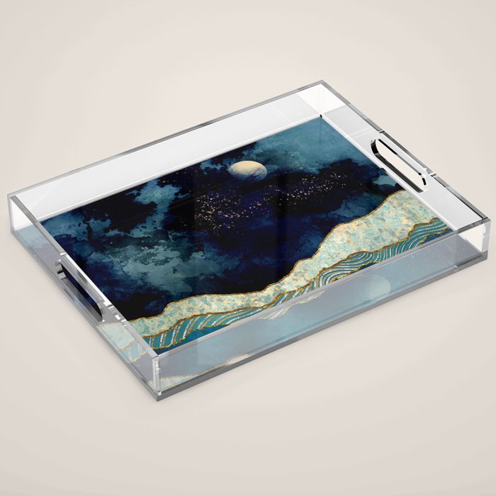 Indigo Sky Acrylic Tray Gallery Image 1