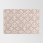 Boho Rustic Palm Radiance Mauve Rug Gallery Image 2