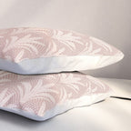 Boho Rustic Palm Radiance Mauve Pillow Sham Gallery Image 3