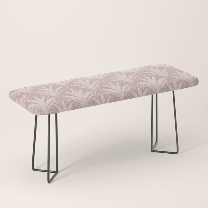 Boho Rustic Palm Radiance Mauve Bench Gallery Image 1