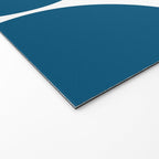 Mid Century Modern Blue Square Welcome Mat Gallery Image 2