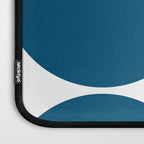 Mid Century Modern Blue Square Laptop Sleeve Gallery Image 3