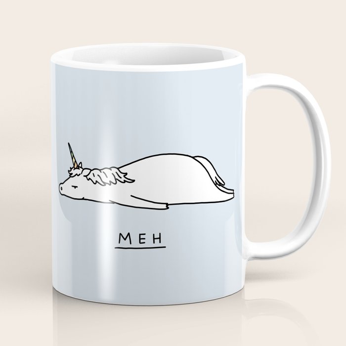 Meh Unicorn Coffee Mug Gallery Image 1