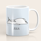 Meh Unicorn Coffee Mug Gallery Image 1