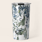 Watercolor Leaves Floral Prints Travel Mug Gallery Image 1