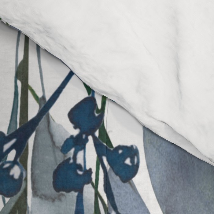 Watercolor Leaves Floral Prints Comforter Gallery Image 4