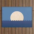 Moonrise Night Sky Outdoor Rug Gallery Image 1